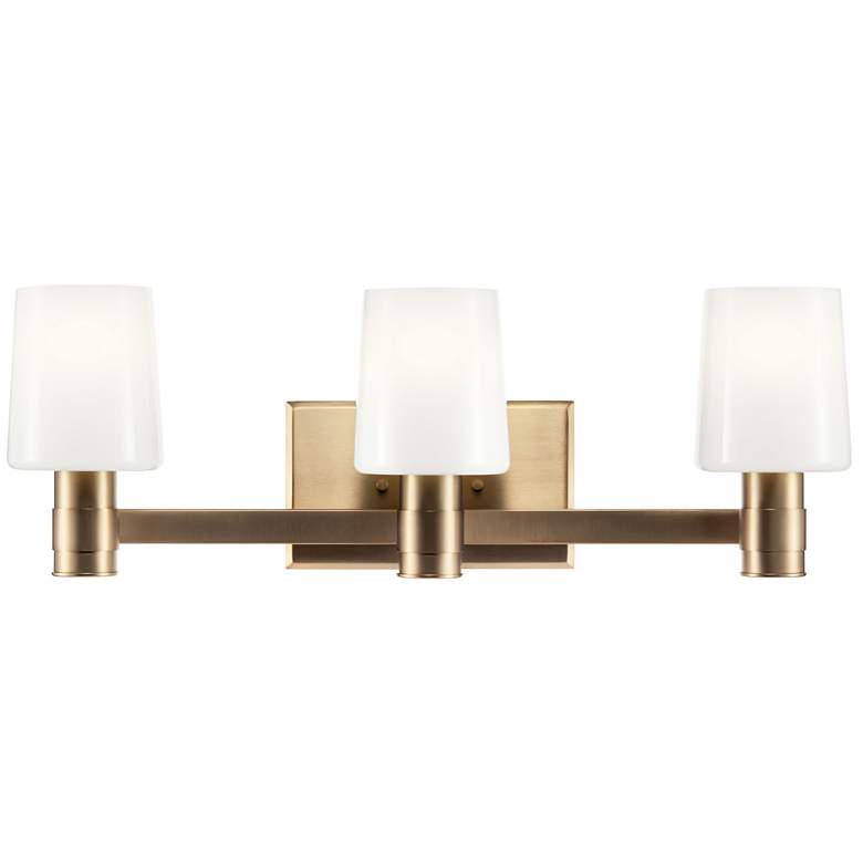 Image 6 Kichler Adani 24" Wide Champagne Bronze 3-Light Bath Light more views