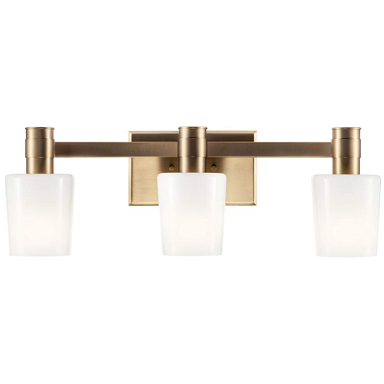 Image 7 Kichler Adani 24" Wide Champagne Bronze 3-Light Bath Light more views