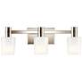 7_Kichler Adani 24" Wide Polished Nickel 3-Light Bath Light more views