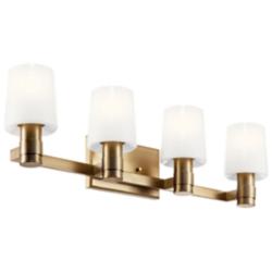 Kichler Adani 30" Wide Champagne Bronze 4-Light Bath Light