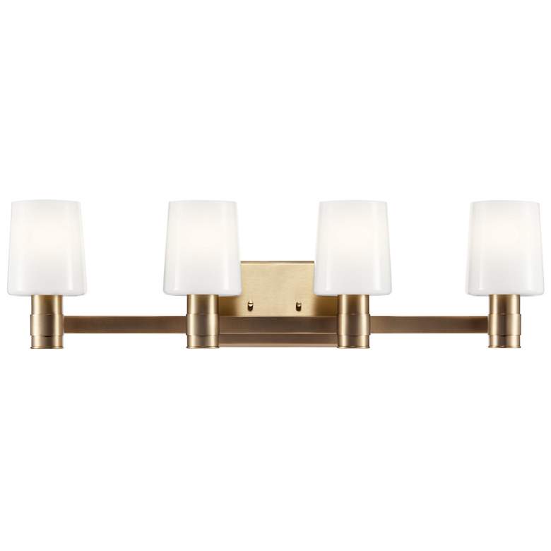 Image 3 Kichler Adani 30" Wide Champagne Bronze 4-Light Bath Light more views
