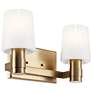 1_Kichler Adani 8 1/4"H Champagne Bronze 2-Light Wall Sconce