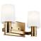 Kichler Adani 8 1/4"H Champagne Bronze 2-Light Wall Sconce
