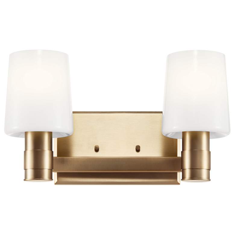Image 3 Kichler Adani 8 1/4"H Champagne Bronze 2-Light Wall Sconce more views