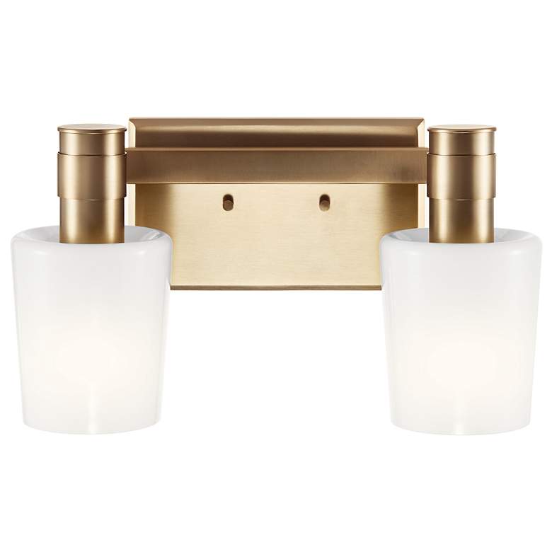 Image 4 Kichler Adani 8 1/4"H Champagne Bronze 2-Light Wall Sconce more views