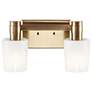 4_Kichler Adani 8 1/4"H Champagne Bronze 2-Light Wall Sconce more views