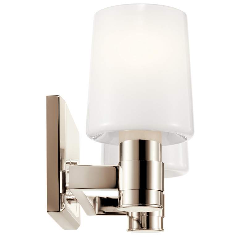 Image 2 Kichler Adani 8 1/4"H Polished Nickel 2-Light Wall Sconce more views