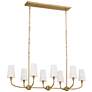 2_Kichler Adeena 47 1/4" Wide Brushed Brass 8-Light Chandelier