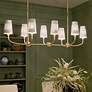 Kichler Adeena 47 1/4" Wide Brushed Brass 8-Light Chandelier