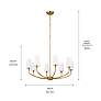 Thumbnail4 of Kichler Adeena Chandelier 1 Tier Large more views