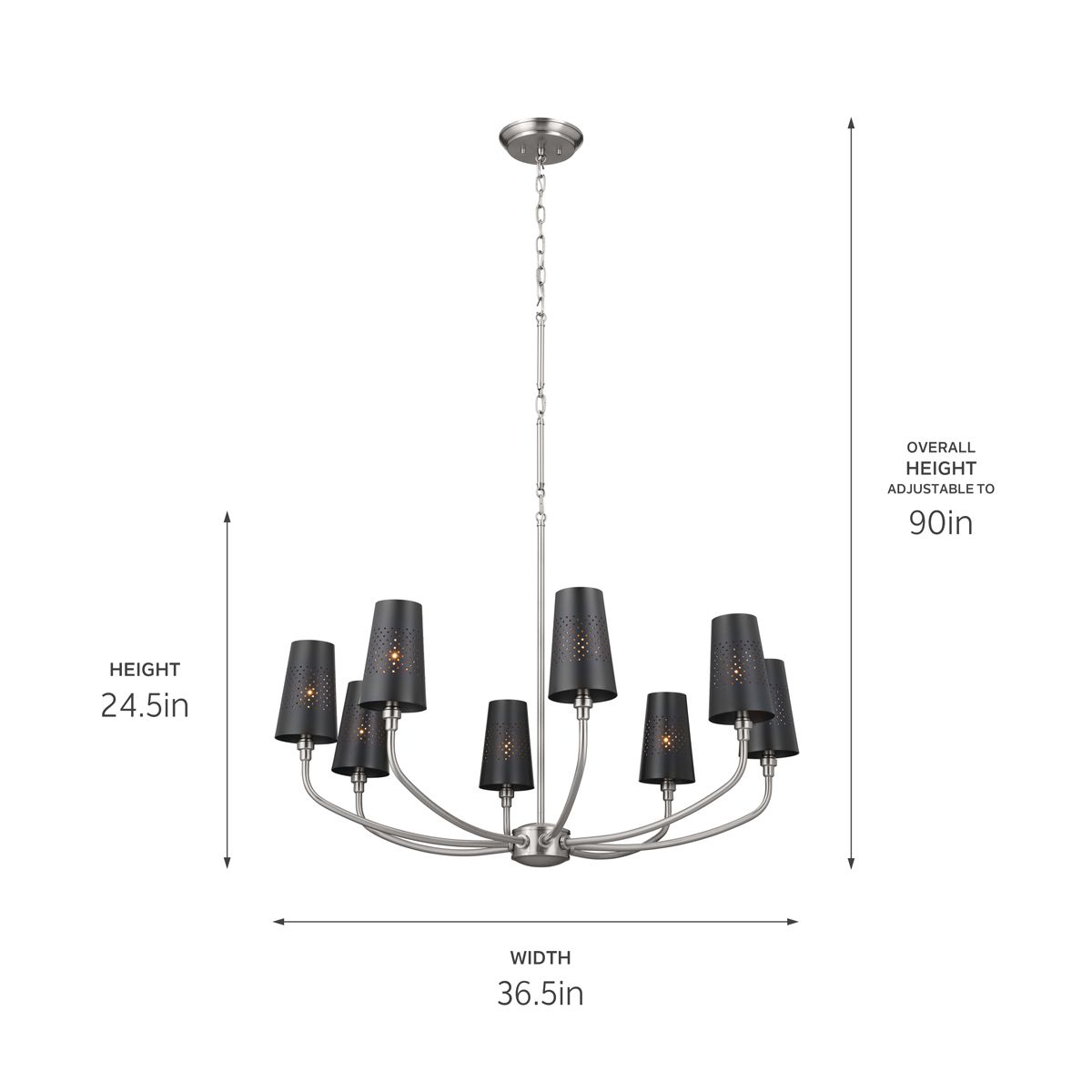 Image 4 Kichler Adeena Chandelier 1 Tier Large more views