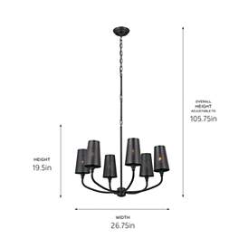 Image4 of Kichler Adeena Chandelier 1 Tier Medium more views