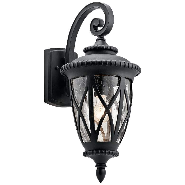 Image 2 Kichler Admirals Cove 23 1/2" High Black Outdoor Wall Light