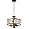Kichler Ahrendale 17 3/4"W Anvil Iron Convertible Pendant