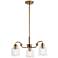 Kichler Aivian 22 3/4"W Weathered Brass 3-Light Chandelier