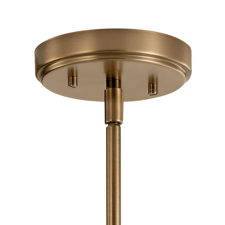 Image 4 Kichler Aivian 22 3/4"W Weathered Brass 3-Light Chandelier more views