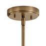 4_Kichler Aivian 22 3/4"W Weathered Brass 3-Light Chandelier more views