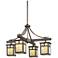 Kichler Alamenda 25" Wide Bronze Indoor/Outdoor Chandelier