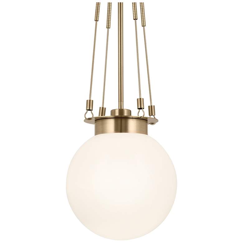 Image 1 Kichler Albers 10.5 Inch 1 Light Pendant in Champagne Bronze