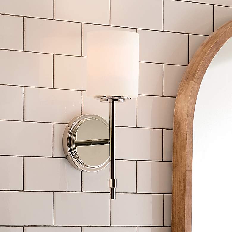 Image 1 Kichler Ali 14.5: High Opal Glass Wall Light