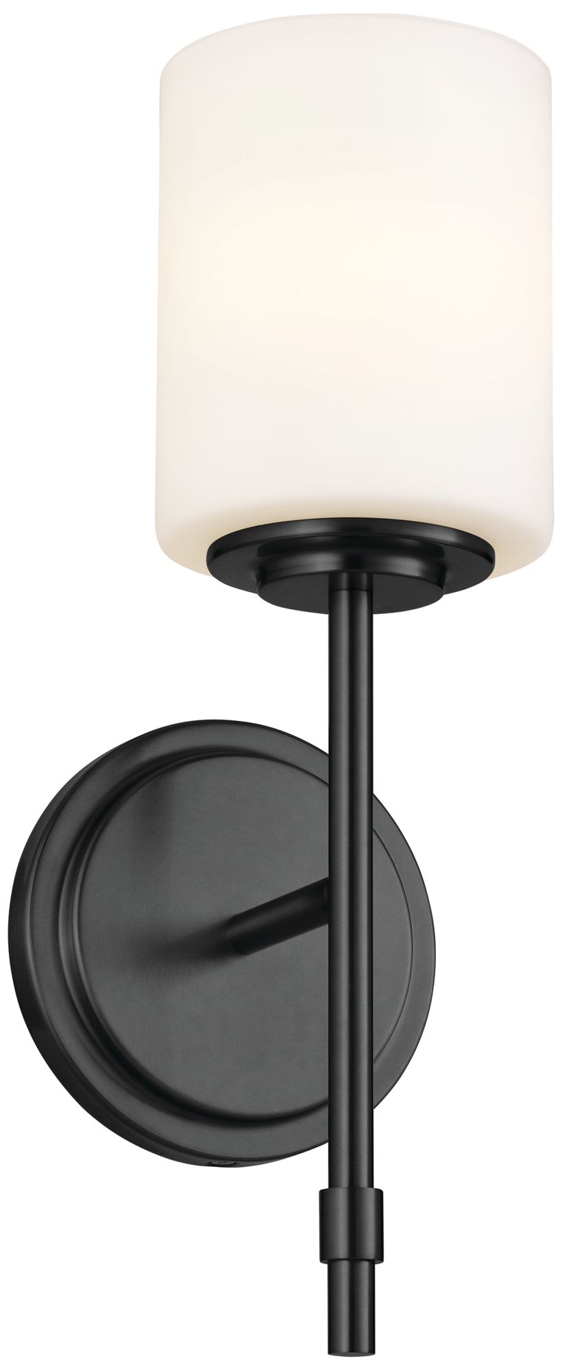 Kichler Ali 14 1/2" High Black Wall Sconce
