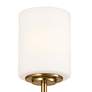 3_Kichler Ali 14 1/2" High Brushed Natural Brass Wall Sconce more views