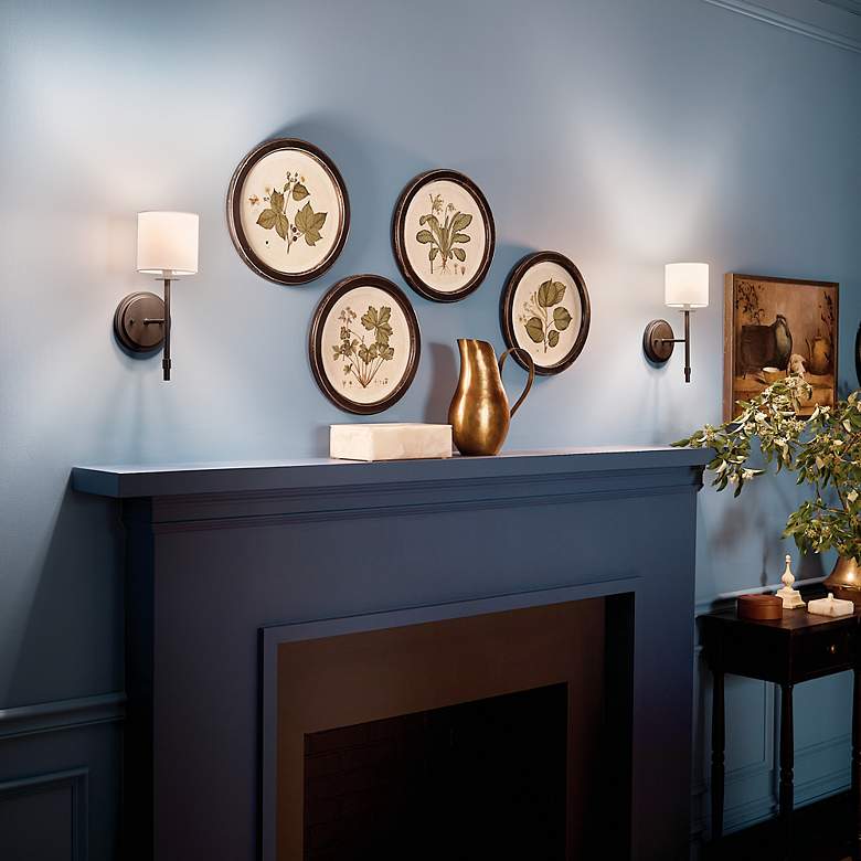 Image 4 Kichler Ali 14" High Black Wall Sconce more views