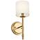 Kichler Ali 14" High Brushed Natural Brass Wall Sconce