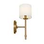 4_Kichler Ali 14" High Brushed Natural Brass Wall Sconce more views