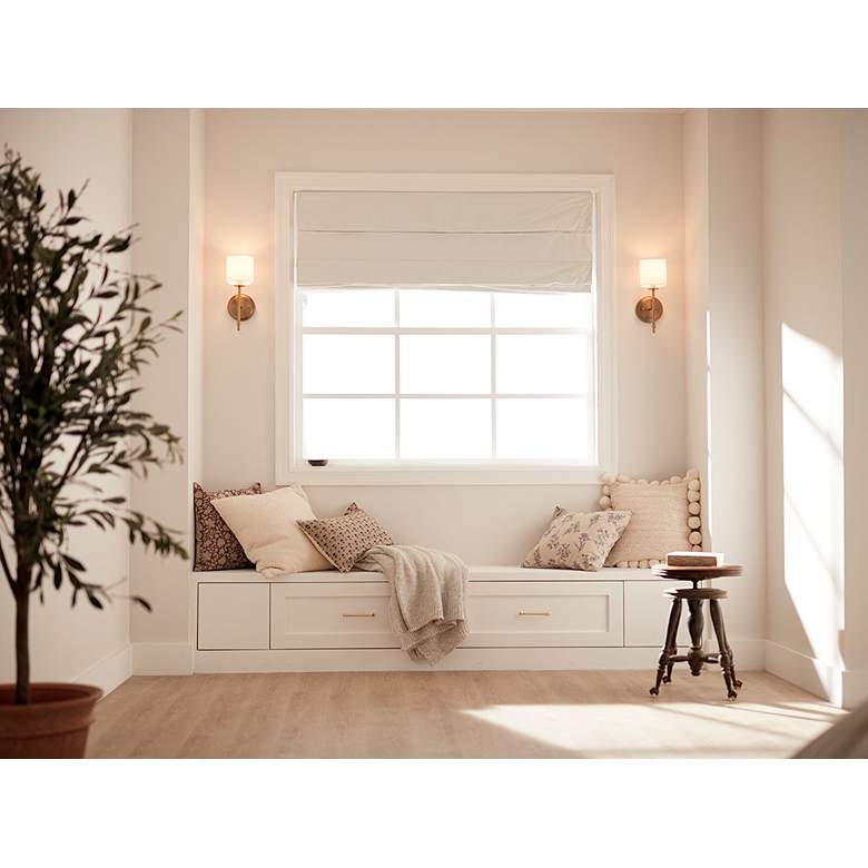 Image 7 Kichler Ali 14" High Brushed Natural Brass Wall Sconce more views