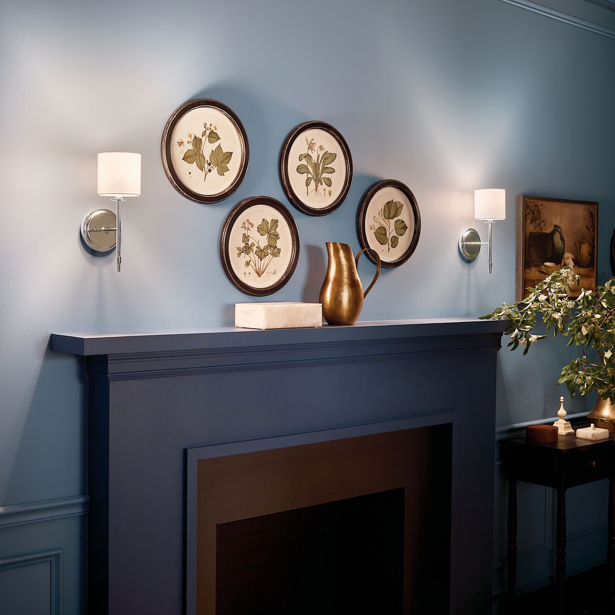 Kichler Ali 14" High Polished Nickel Wall Sconce in scene