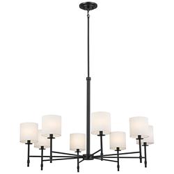Kichler Ali 38 3/4" Wide Black 8-Light Chandelier