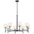 Kichler Ali 38 3/4" Wide Black 8-Light Chandelier