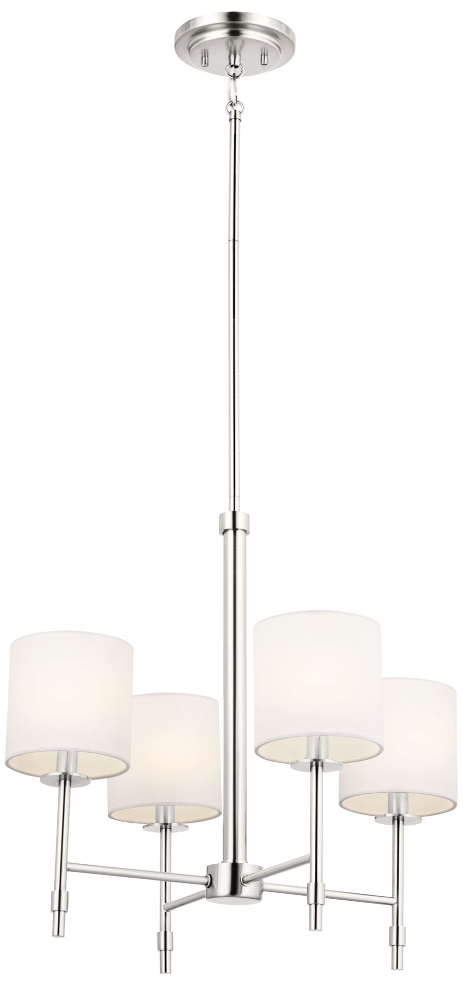 Kichler Ali 20" Wide Polished Nickel 4-Light Chandelier