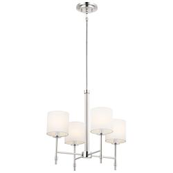 Kichler Ali 20" Wide Polished Nickel 4-Light Chandelier
