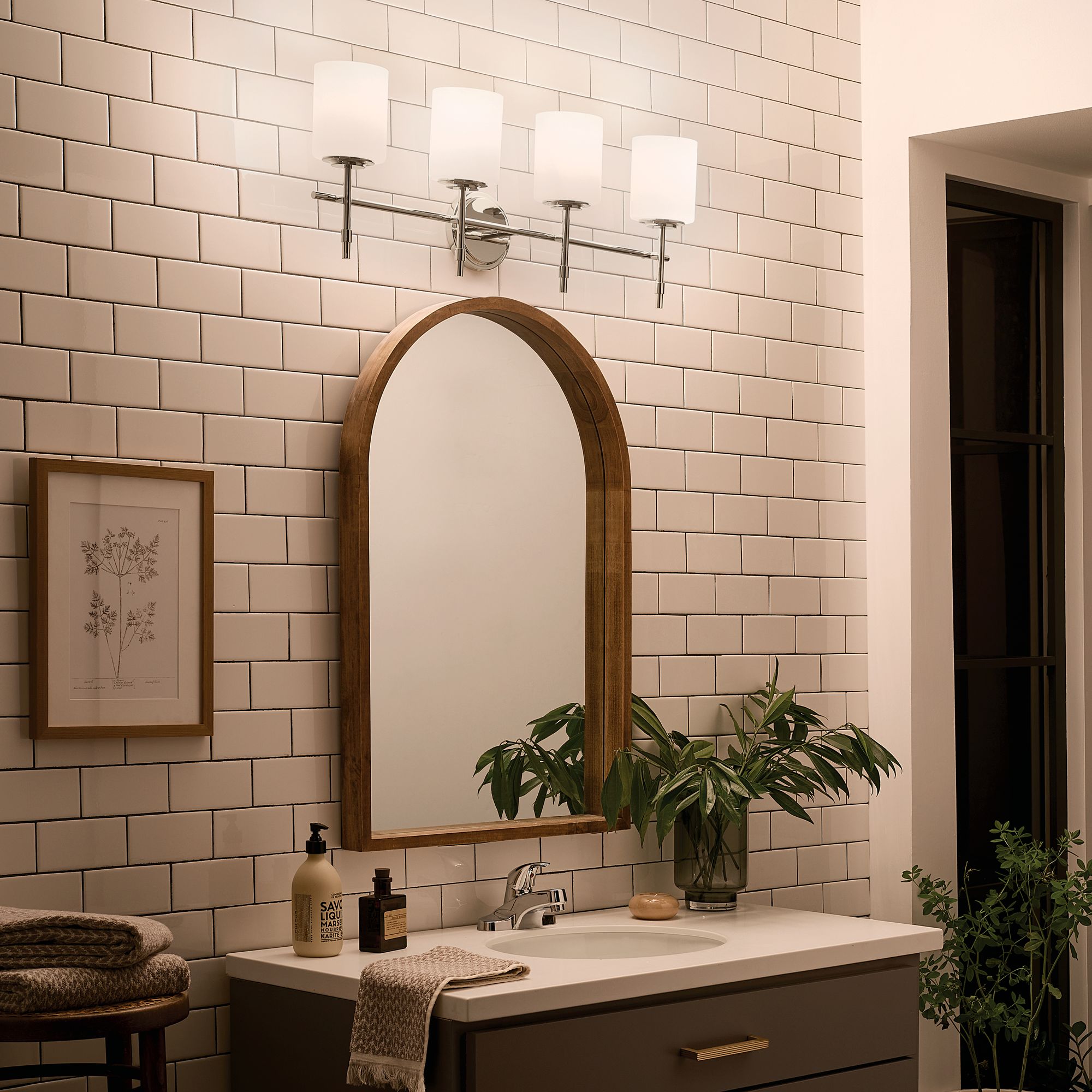 Image 6 Kichler Ali 32.5" Wide 4-Light Vanity Bath Wall Light more views