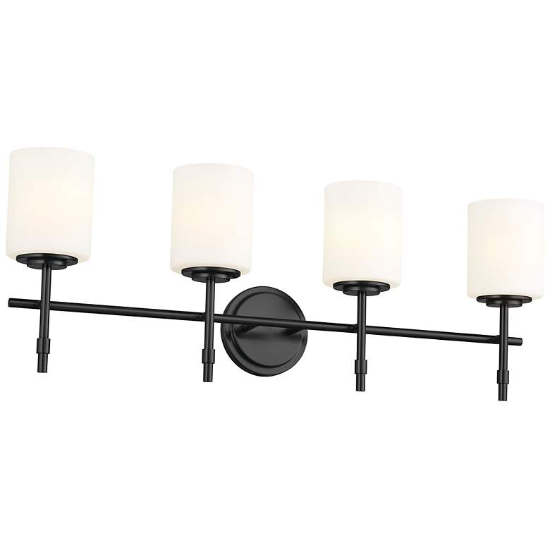 Image 2 Kichler Ali 32 1/2" Wide Black 4-Light Vanity Bath Light