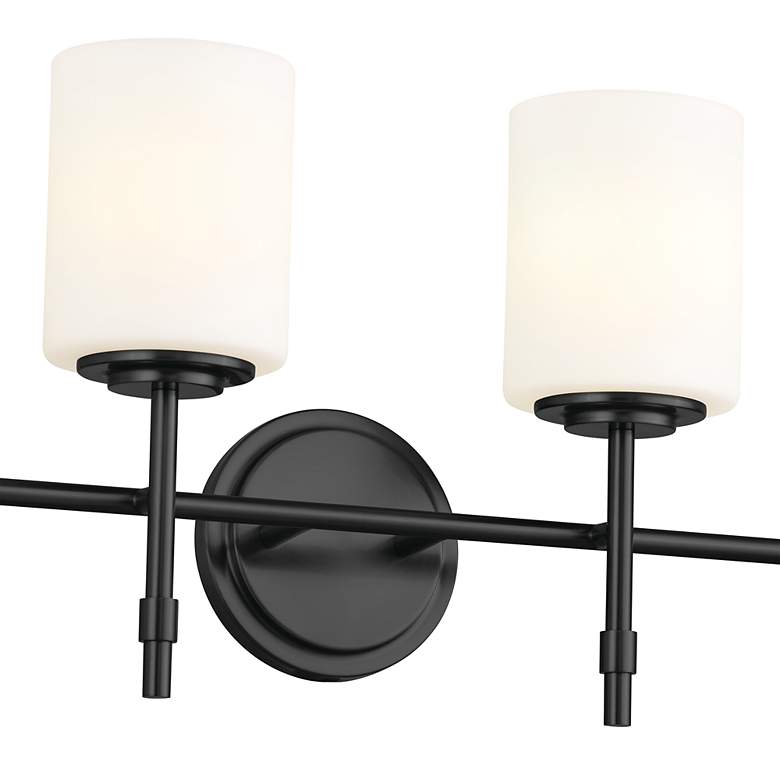 Image 3 Kichler Ali 32 1/2" Wide Black 4-Light Vanity Bath Light more views