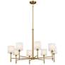 Thumbnail3 of Kichler Ali 38 3/4" Wide 8-Light Brass Finish Round Chandelier