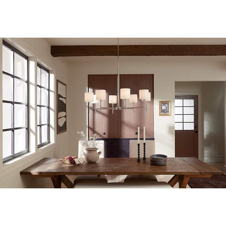 Image 6 Kichler Ali 38 3/4" Wide Polished Nickel 8-Light Chandelier more views