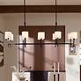 Thumbnail2 of Kichler Ali 56 1/2" Wide Black 10-Light Linear Chandelier
