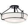 3_Kichler Alkire 16 1/2" Wide Black Ceiling Light