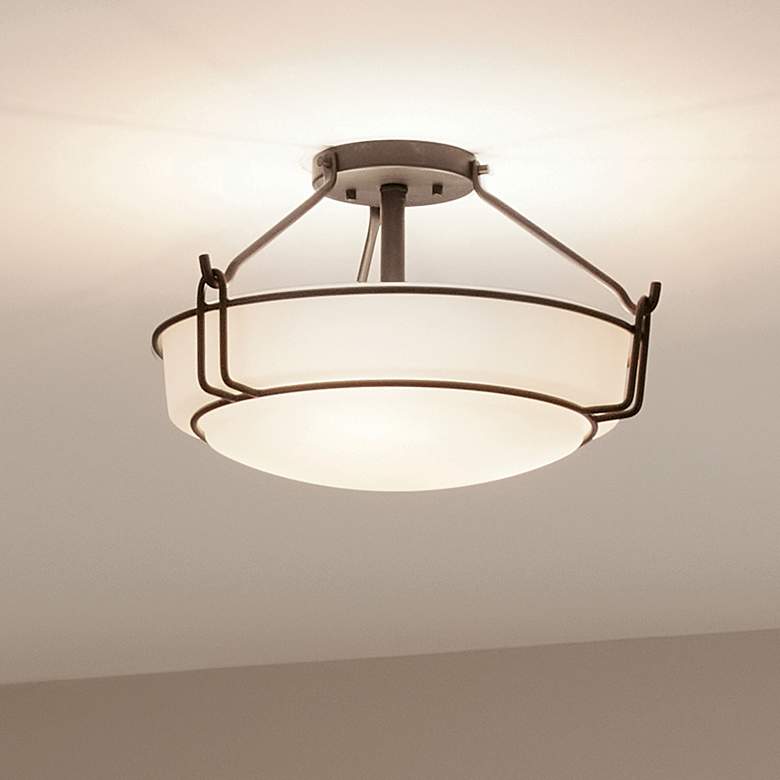 Image 2 Kichler Alkire 16 1/2" Wide Black Ceiling Light