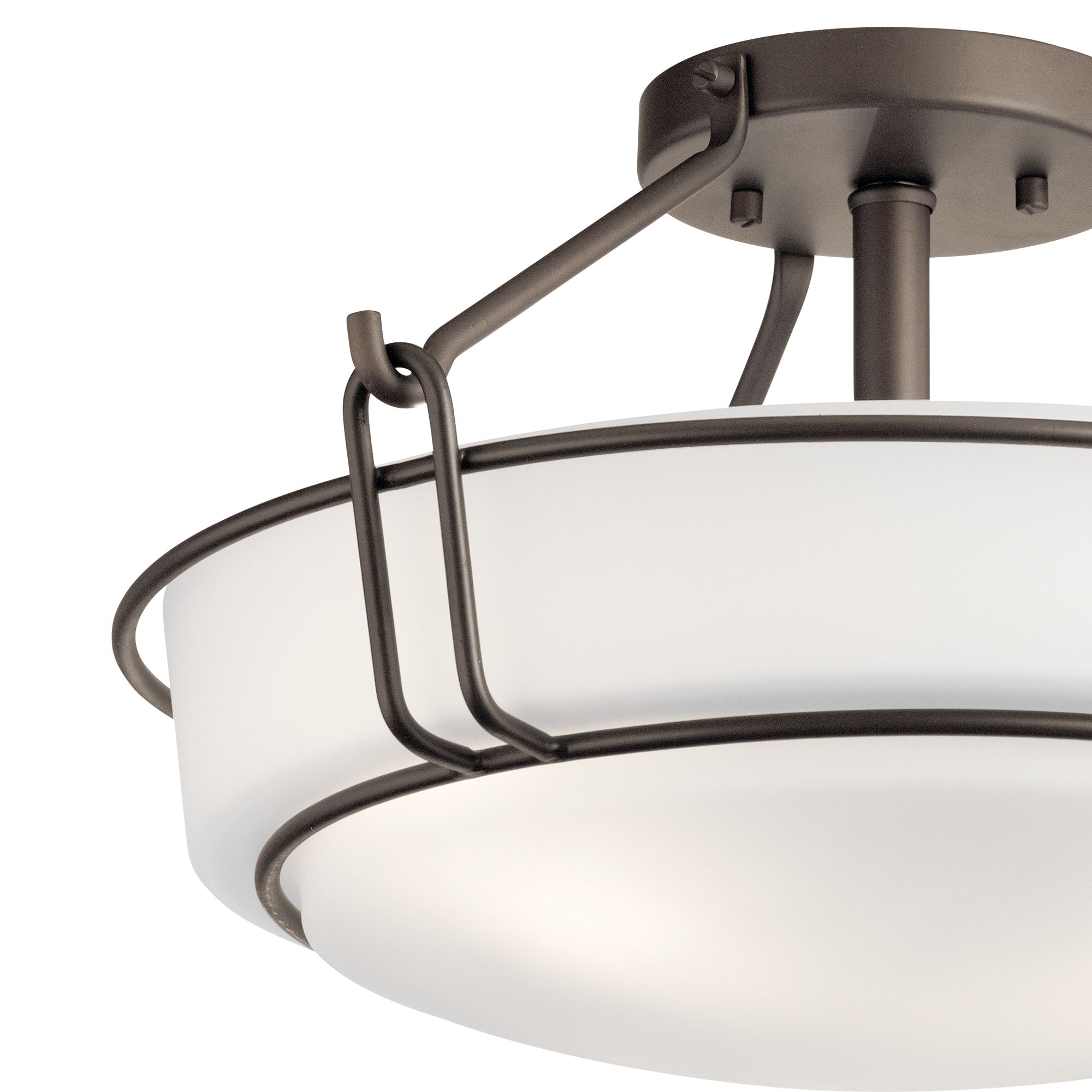 Image 3 Kichler Alkire 16 1/2" Wide Olde Bronze Ceiling Light more views