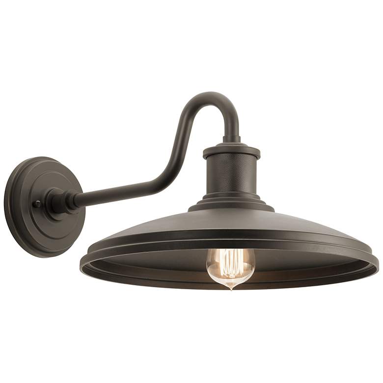 Image 1 Kichler Allenbury 14" Wide Bronze Climates Finish Outdoor Wall Light