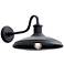 Kichler Allenbury Large 9" High Textured Black Outdoor Wall Light