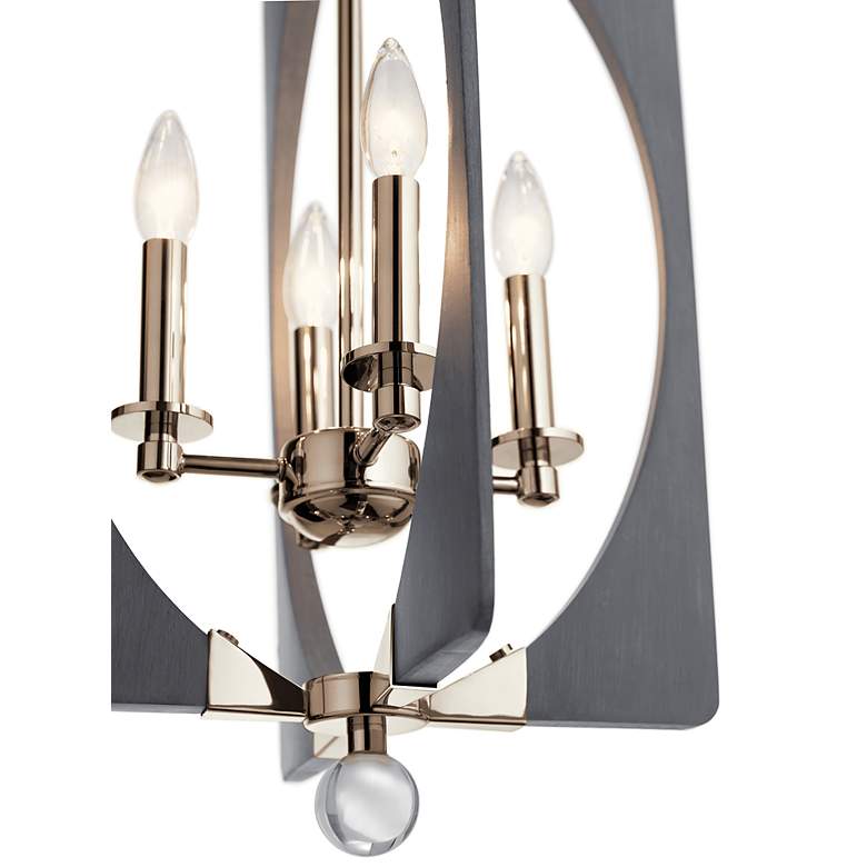 Image 2 Kichler Alscar 14" Wide 4-Light Driftwood Grey Modern Pendant more views