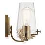 4_Kichler Alton 24" Wide Champagne Bronze 3-Light Bath Light more views