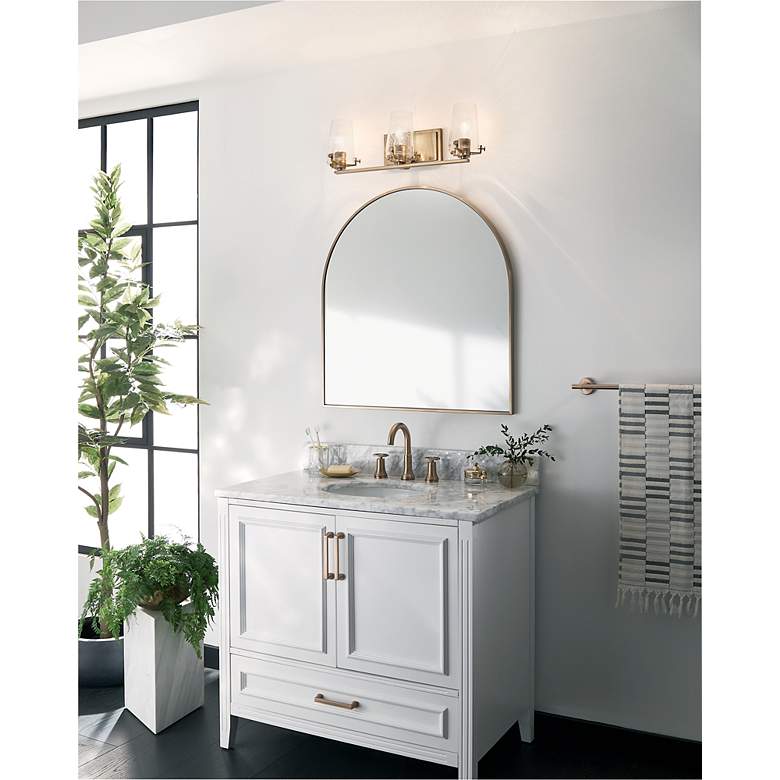 Image 6 Kichler Alton 24" Wide Champagne Bronze 3-Light Bath Light more views