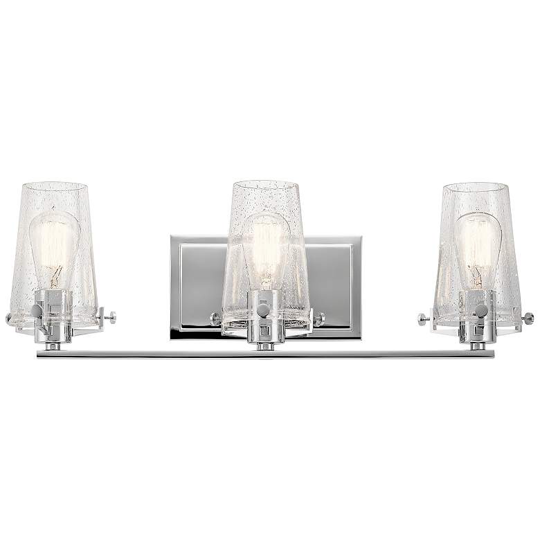 Image 1 Kichler Alton 24 inch Wide Chrome 3-Light Bath Light